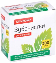 OfficeClean зубочистки деревянные, 300 шт.