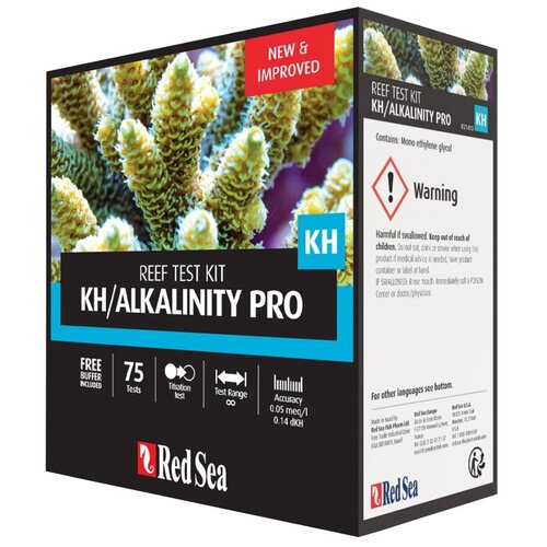 Red Sea KH/Alkalinity Pro Test Kit тесты для аквариумной воды