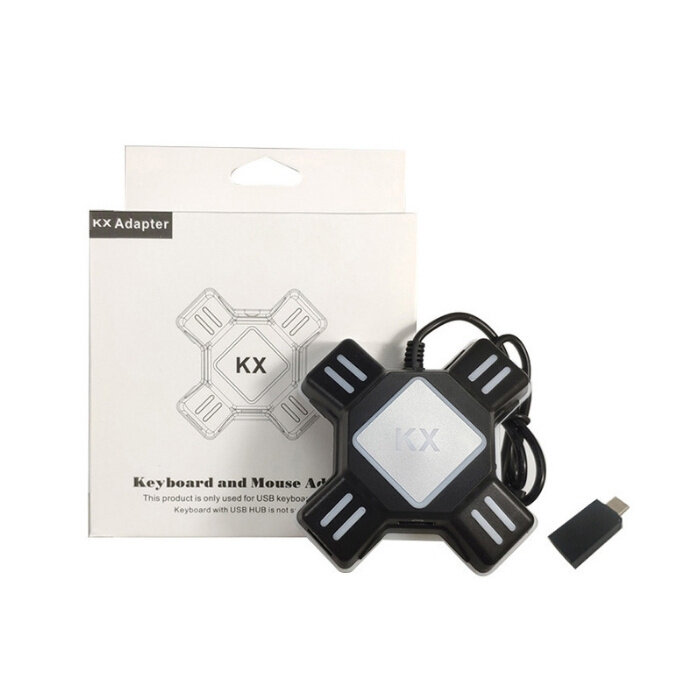 KX Adapter переходник конвертер адаптер для подключения мыши и клавиатуры к Playstation PS4 и PS3/ XBox / Nintendo Switch