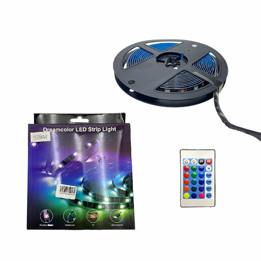 Светодиодная многоцветная RGB LED лента с пультом 4м 5050 SMD с USB, света диодная РГБ ЛЕД подсветка - фотография № 8