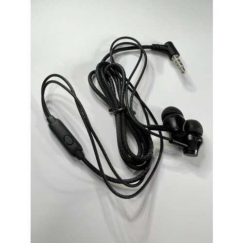 Проводные наушники вкладыши mini jack AUX 35 мм с микрофоном гарнитура для телефона компьютера плеера 16700₽