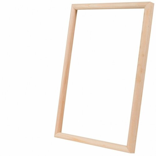 Рама багетная 25х35 см, шир. 15 мм, из сосны, натуральное дерево, С 1 + комплект крепежа