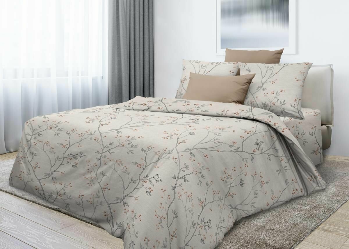 фото Постельное белье Лён 6987 2 - Евро 70х70 простыня 215х240