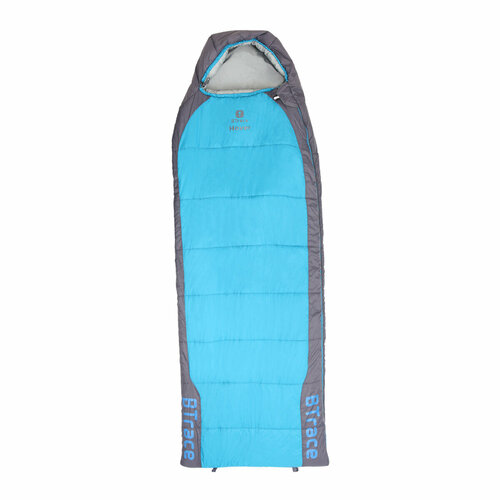 спальный мешок btrace hover правый цвет серый синий Спальный мешок BTrace Hover Правый
