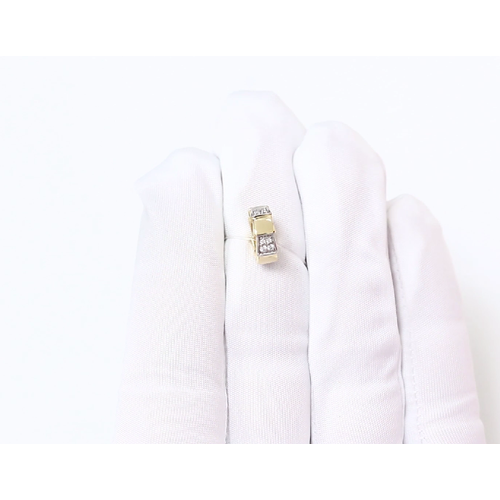 Шарм, золото, 585 проба, фианит, размер 1 см.