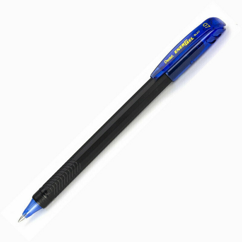 Ручка гелевая Pentel EnerGel BL417-C синяя (толщина линии 0.35 мм), 1 штука, 730855