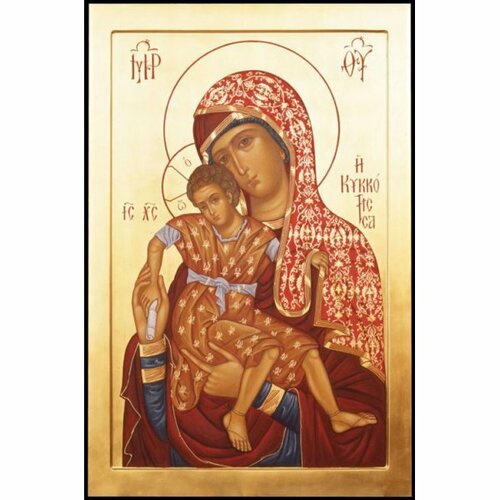 Икона Божьей Матери Милостивая-Киккская, арт ИР-0724 икона божьей матери киккская арт msm 4252