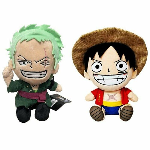 One Piece Ророноа Зоро Манки Д. Луффи 20см фигурка монки д луффи 20 см one piece большой куш аниме