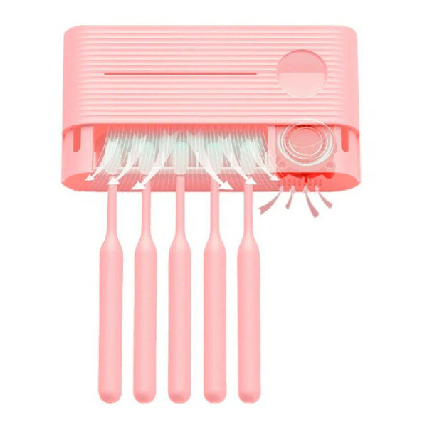 Умный держатель для зубных щеток с дезинфекцией Xiaomi Sothing UV Light Toothbrush Sterilizer Holder Pink - фотография № 10