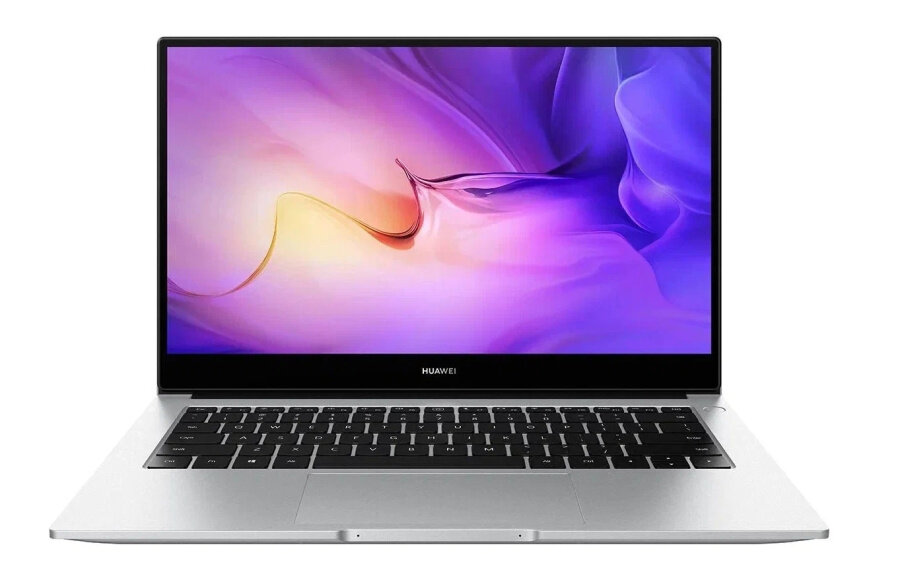 HUAWEI 14" Ноутбук HUAWEI MateBook D 14 NbDE-WFH9 (1920x1080, Intel Core i5 1155G7 2.5ГГц, RAM 16 ГБ, SSD 512 ГБ, Win11) Mystic Silver 53013QDV