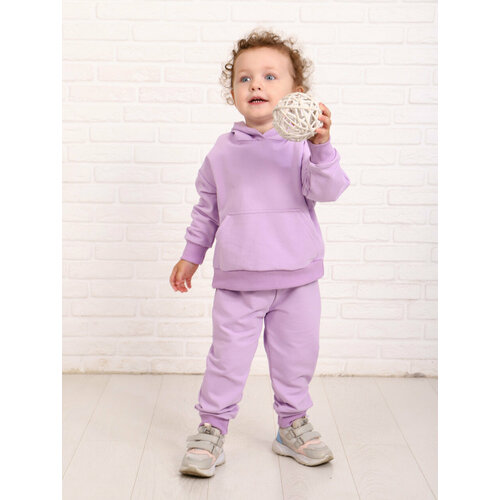 Комплект одежды Милаша, размер 98, фиолетовый