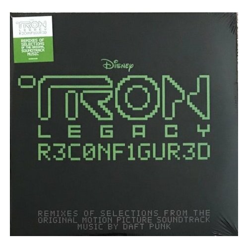 Виниловые пластинки, Walt Disney Records, DAFT PUNK - TRON: Legacy Reconfigured (2LP) kraftwerk – remixed 3 lp