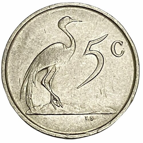ЮАР 5 центов 1984 г. юар 5 центов 1976 г