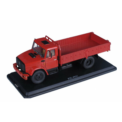 ZIL-4331 flatbed truck dark red | зил 4331 бортовой выставочный СССР коллекционная модель зил 4331 бортовой учебный хаки масштаб 1 43