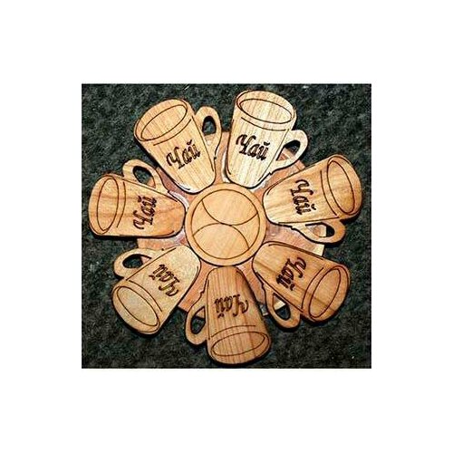 Подставка под горячее можжевеловая кпр156 Древесник