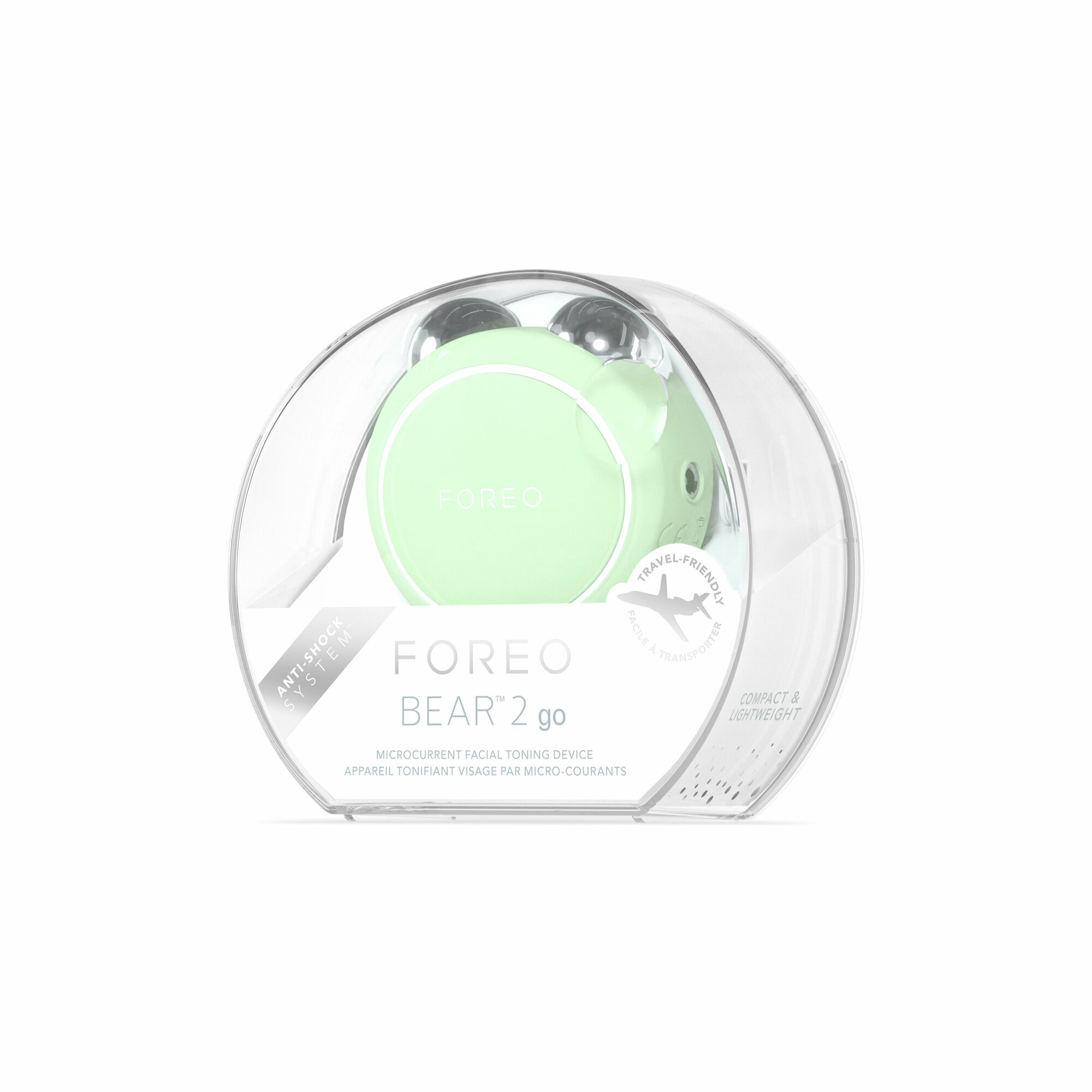 FOREO BEAR™ 2 go умные тонизирующие микротоки для лица, Pistachio - фотография № 4