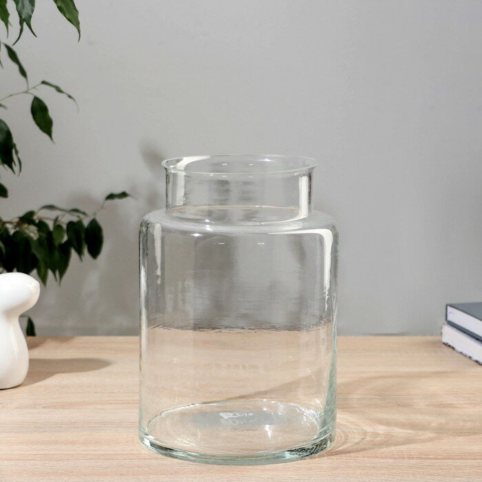 фото Evis Ваза "Кассандра-3 Флорариум банка" d-14,5см h=26х19 см, (2696)