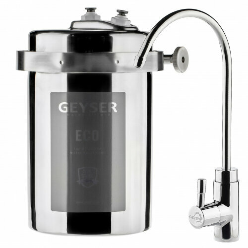 гейзер фильтр гейзер эко для жесткой воды без крана 18055 Фильтр для воды под мойку Гейзер Эко для жесткой воды