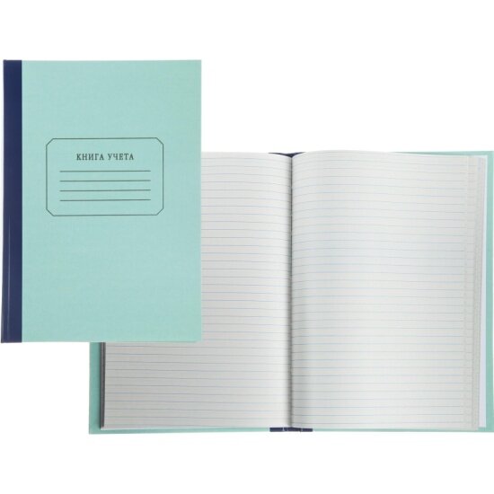 Книга учета Attache амбарная в линейку 96л. обл. плотн. картон г/б