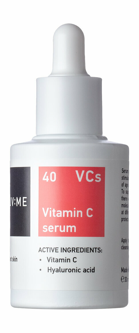 Сыворотка с витамином С улучшающая цвет лица PRUV: ME Vcs 40 Vitamin C Serum