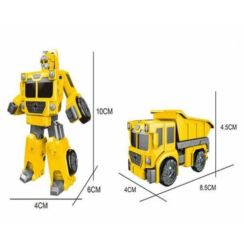 Робот-трансформер 1TOY Трансботы Самосвал робот трансформер 1toy transcar mini робот трансформер в ассортименте 2 вида синий и желтый