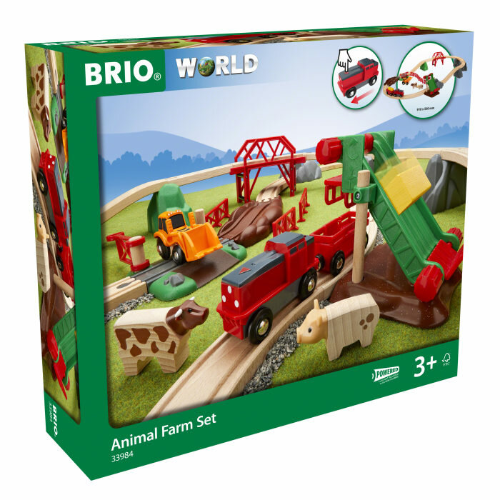 Игровой набор BRIO Сельское поселение Ж/д 30 деталей