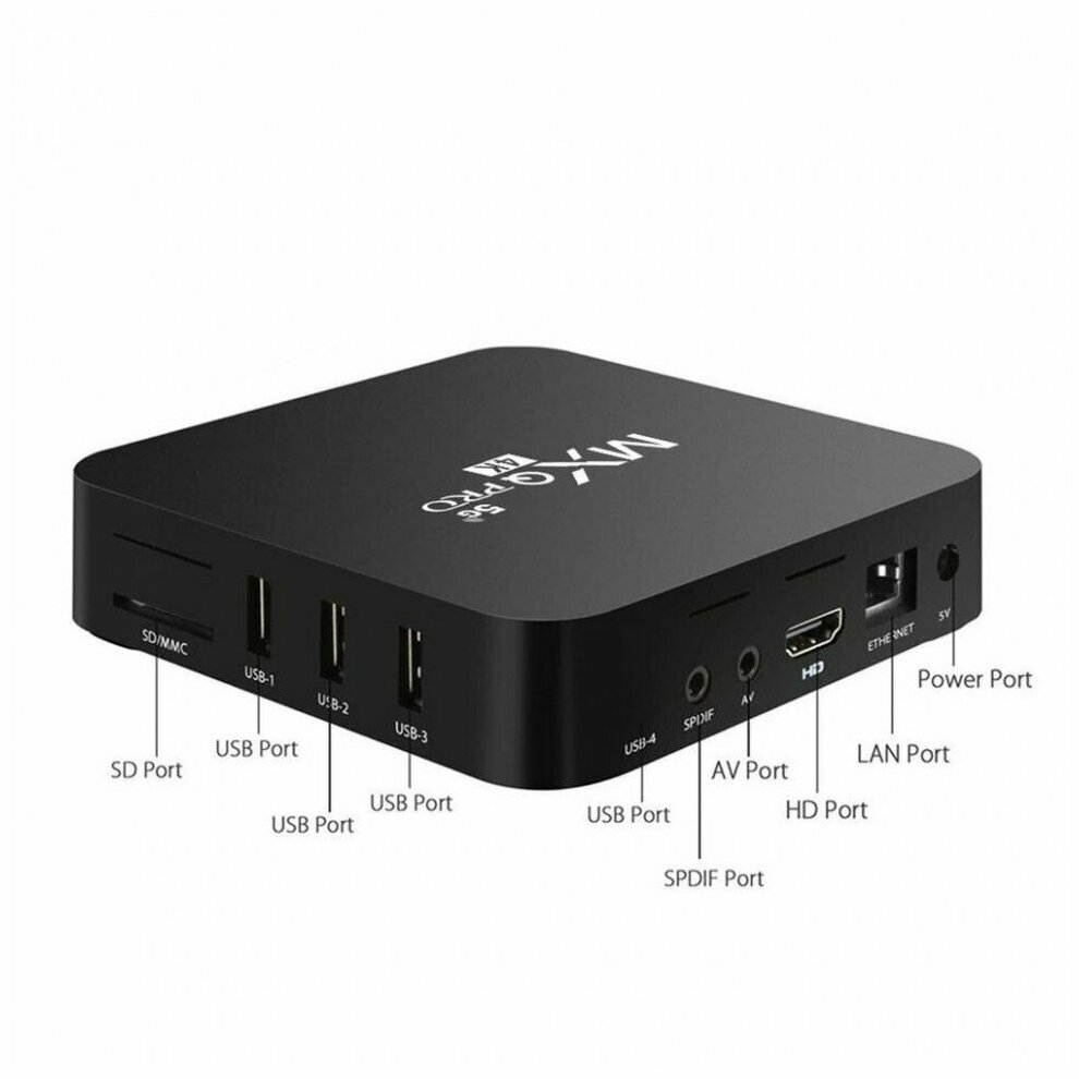 Смарт ТВ приставка MXQ Pro 5G wi-fi 24 и 50 GHz Андроид 101