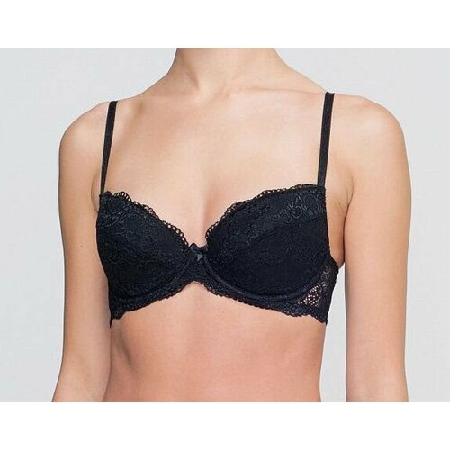 фото Бюстгальтер , размер 80b, черный milady lingerie
