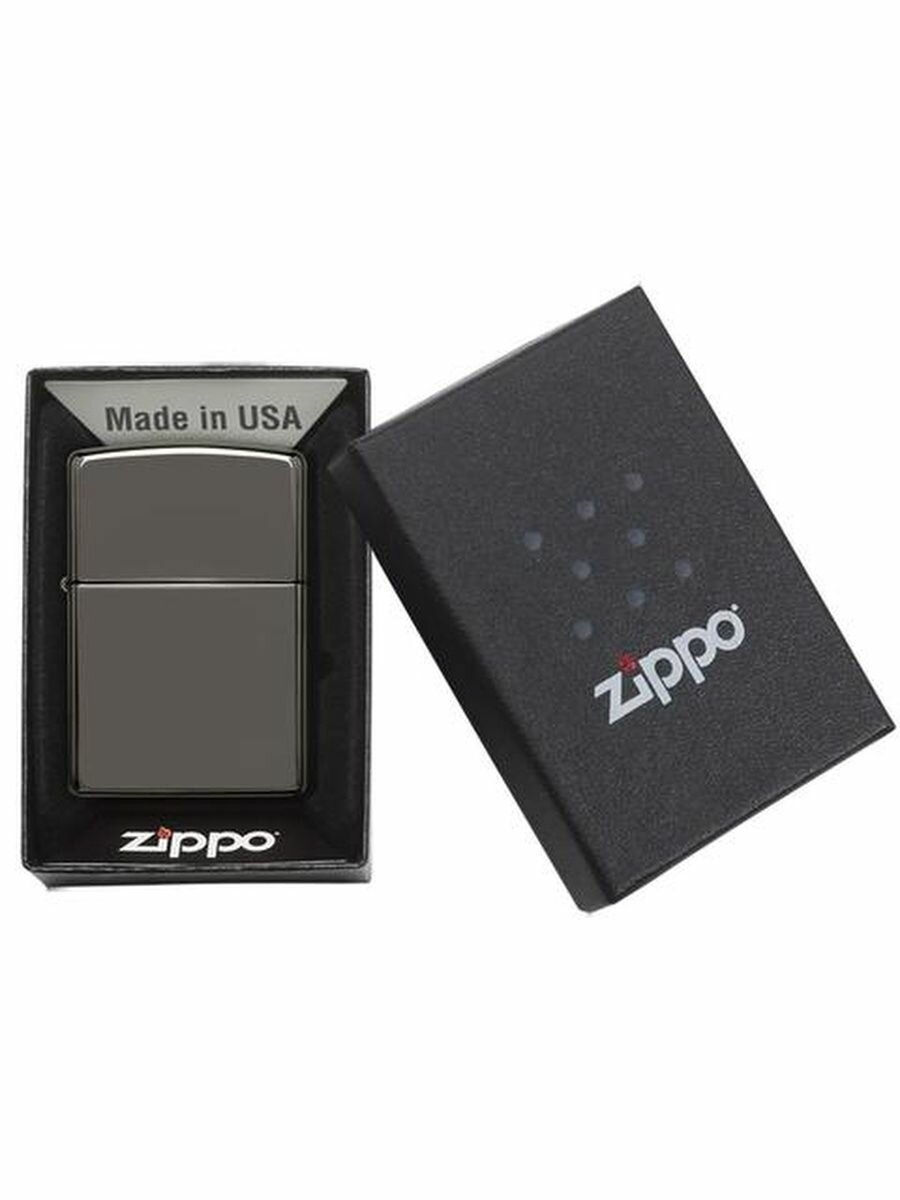 Зажигалка Zippo 150 бензиновая Black Ice