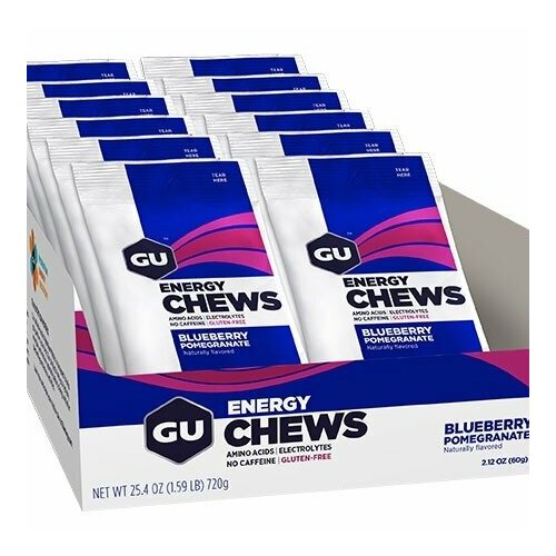 фото Конфетки gu energy мармеладки gu energy chews 12 x 8 конфет, черника-гранат