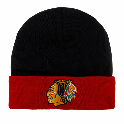 Шапка Mitchell & Ness, размер OneSize, черный футболки print bar chicago blackhawks