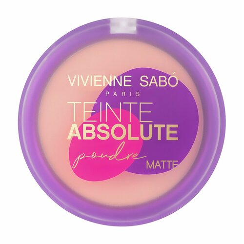 VIVIENNE SABO Пудра компактная матирующая Teinte Absolute matte, 6 г, 03 светло-персиковый