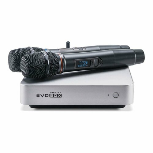 Караоке система Evolution EVOBOX Plus Silver серый