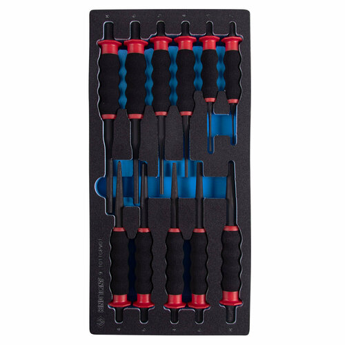 Набор выколоток бородков и кернеров ложемент 11 предметов KING TONY 9-1011GPV01 8050₽