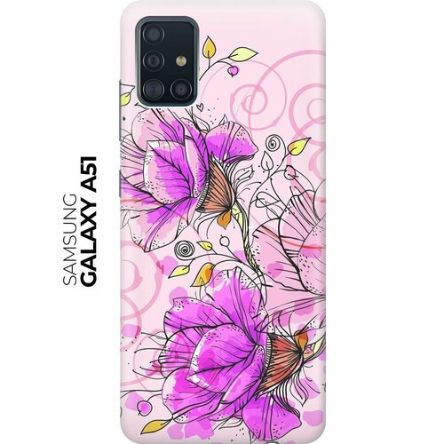RE: PA Чехол - накладка ArtColor для Samsung Galaxy A51 с принтом Розовые цвета re pa чехол накладка artcolor для samsung galaxy a52 с принтом розовые цвета