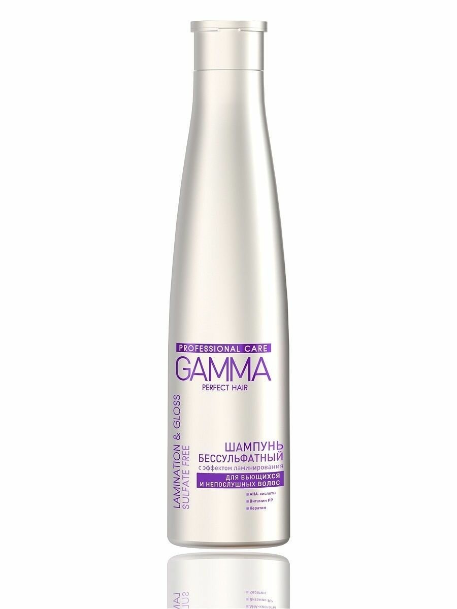 Бессульфатный gamma шампунь с эффектом ламинирования