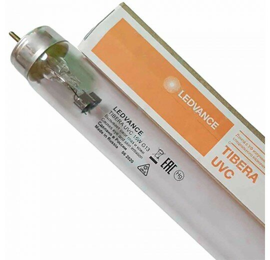 фото Лампа для бактерицидного облучателя LEDVANCE 15 Вт