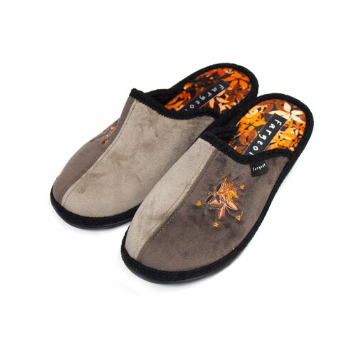 фото Тапочки fargeot, размер 40, коричневый