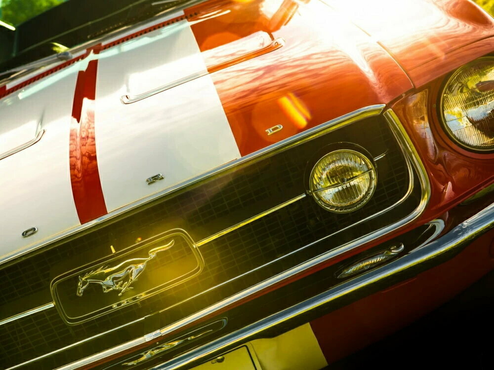 Плакат, постер на холсте Ford Mustang/Форд Мустанг/авто/автомобиль/машина. Размер 21 х 30 см