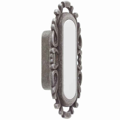 Ручка мебельная FM-094 32 мм цвет олово/белый