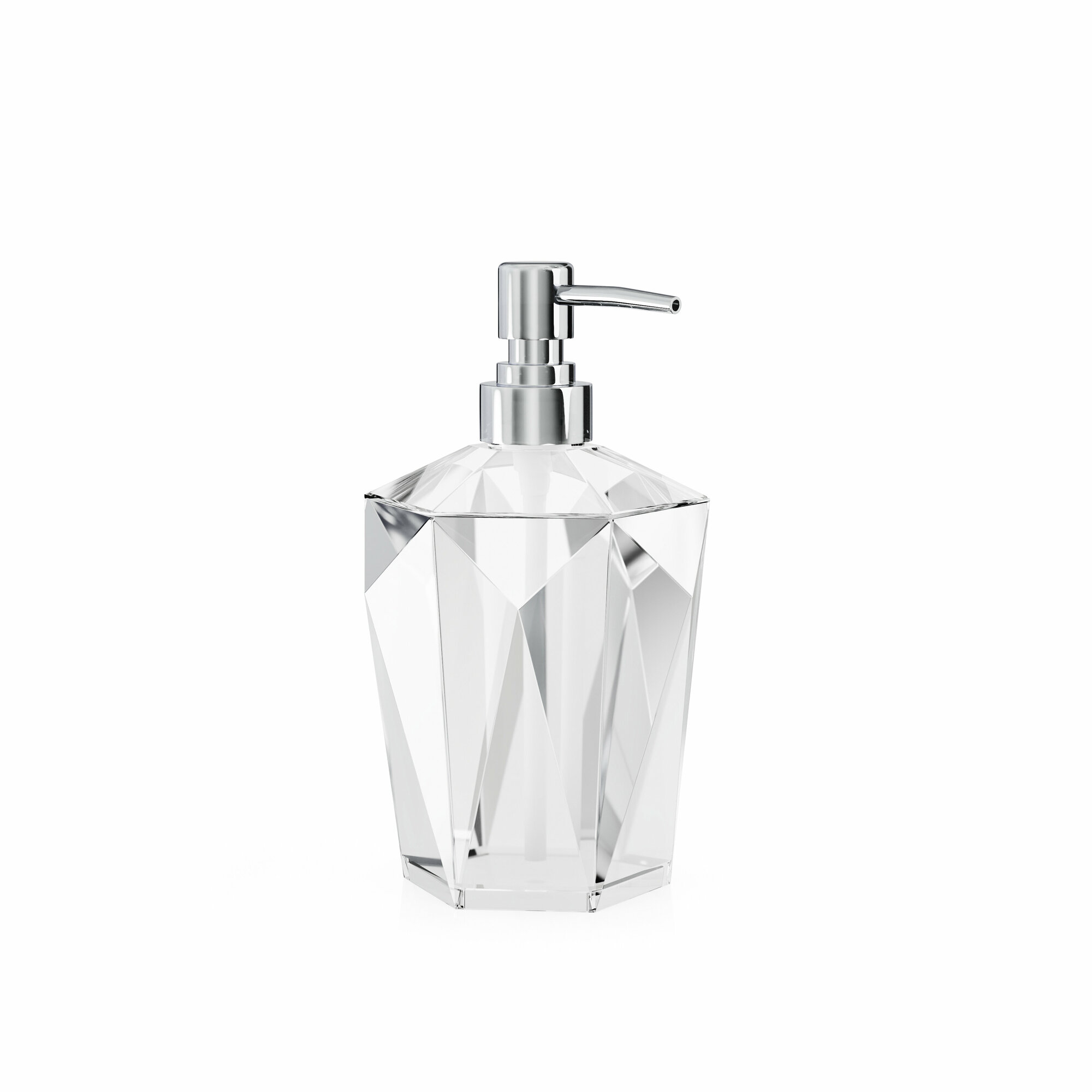 фото Дозатор для жидкого мыла Lemer Stellar STR01-TR, акрил, прозрачный