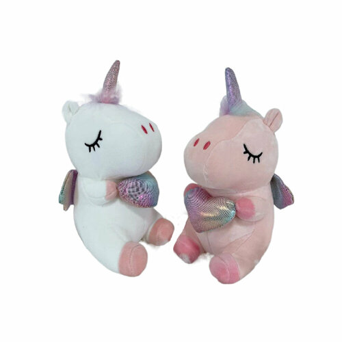 Мягкая игрушка для детей Единорог 24 см, плюшевая единорожка для девочек, JR4131