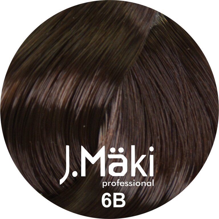 J.Maki 6B Мокко cтойкий краситель для волос 60 мл