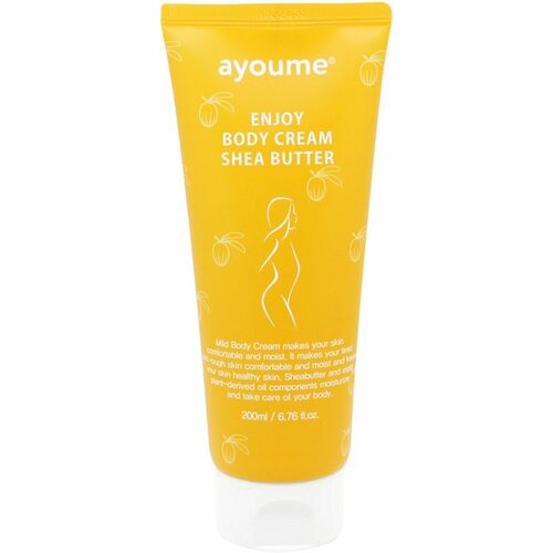 AYOUME Крем для тела ENJOY MINI BODY CREAM SHEA BUTTER 200ml - 2 штуки