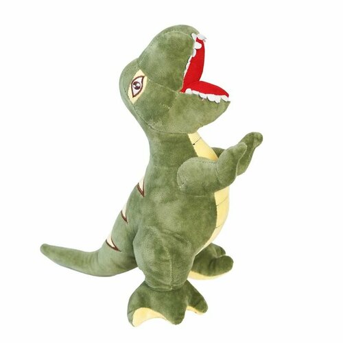 фото Мягкая игрушка "динозавр", зеленый 33 см веселый праздник