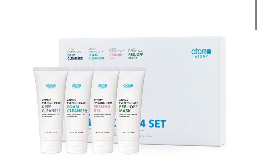 Набор косметики для вечернего ухода Atomy Evening Care 4Set