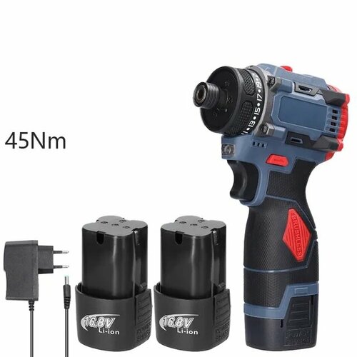 Винтоверт бесщеточный 45 Hm 2 акб 460000₽