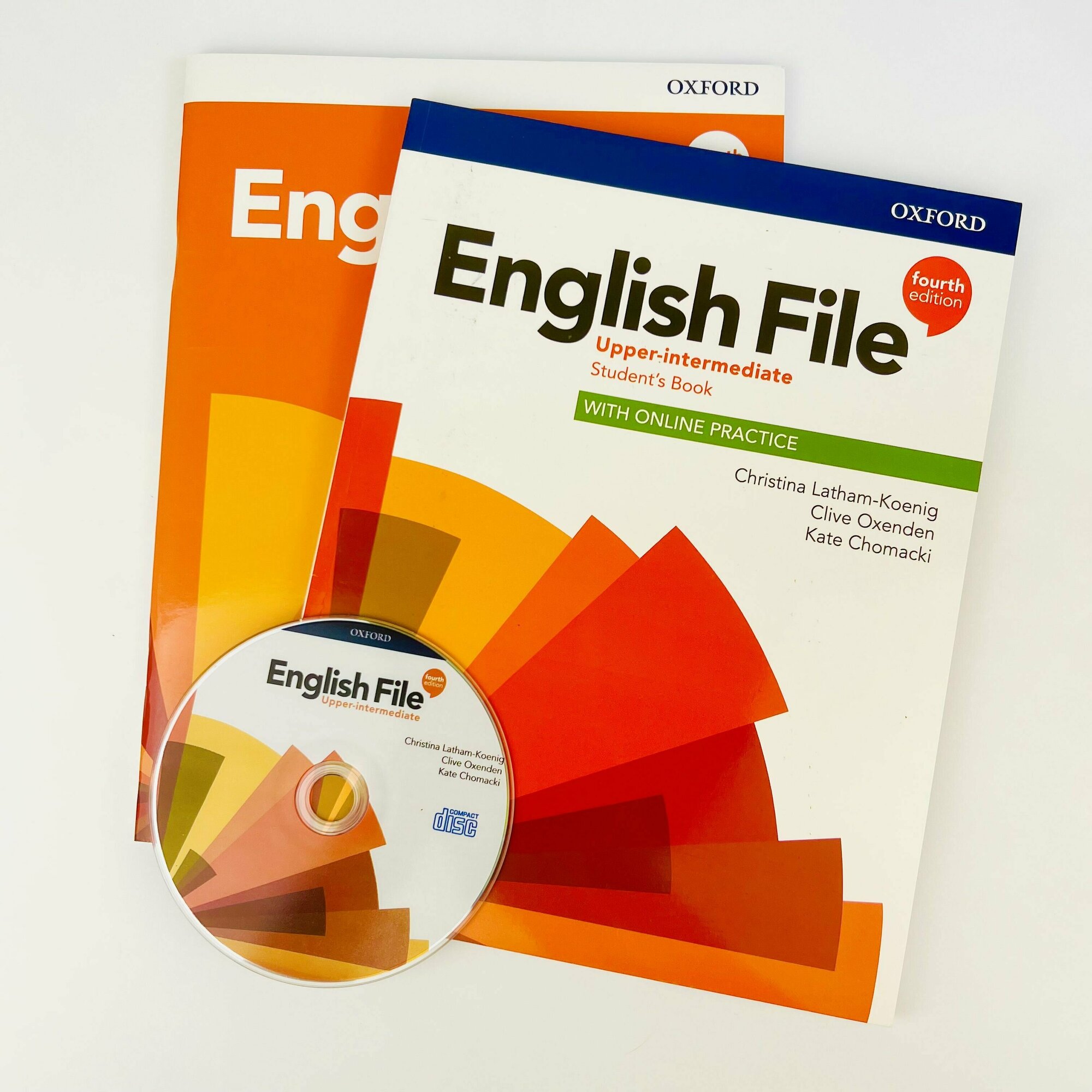 English File upper intermediate 4th edition. Полный комплект: Учебник+Тетрадь+CD диск