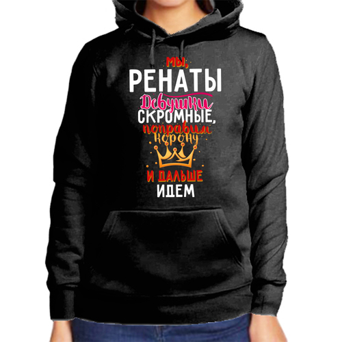 фото Худи, размер m, черный нет бренда