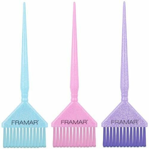 фото Кисти широкие Framar 2000-е для окрашивания волос, 3 шт